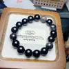 Pulsera Circular Lisa de Piedra Plateada, Sencilla, Versátil, Moderna y Exquisita, Pulsera Unisex, Suministro para Transmisiones en Vivo