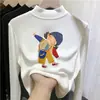 Camiseta térmica para niña con forro de polar, cuello semi-alto, camiseta gruesa, nuevo estilo otoño/invierno 2026, tejido cepillado, para niños de talla mediana y grande