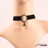 Nuevo collar punk de terciopelo europeo y americano con cabeza de belleza retro, cadena de clavícula, venta directa de fábrica femenina, una variedad de opciones