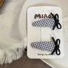 Novo Conjunto Estiloso de Presilhas de Cabelo Xadrez Preto e Branco com Laço para Crianças, Grampos de Cabelo, Presilhas Laterais, Presilhas para Franja