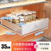 XYT Kitchen Sink Storage Rack Double-Layer Gaveta Armazenamento Rack Gabinete Pratos Caseiros Armazenamento Multi-Função