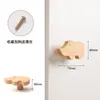 Manija de Armario para Habitación Infantil Tronco de Madera Maciza Lindas Estrellas de Dibujos Animados Luna Nubes Cajón Armario Manija de Puerta de Armario