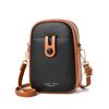 Verano 2024 Estilo Coreano Nuevo Pequeño Fresco Combinación de Colores Caramelo Casual Hombro Bolso de Mujer Bolso Cruzado para Teléfono Móvil de Moda