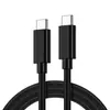 Cable de Datos USB 3.2 Tipo-C a Tipo-C de 10 Gbps Cable de Transmisión para Caja de Unidad de Estado Sólido M.2 3A 60W