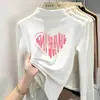 Camiseta de manga larga gruesa para niñas, nueva colección otoño/invierno 2026, capa base de forro polar cepillado, top interior cálido para niñas
