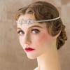 Cadena para el Cabello de Pedrería Nueva Europea y Americana Retro Diamante Ojo del Diablo Novia Boda Banda para el Cabello Tocado tocado S06