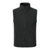 Chaleco de Forro Polar Doble Cara con Cuello Alto para Hombre, Otoño e Invierno, Cremallera, Engrosado, Cálido, Holgado, Sin Mangas, Chaqueta Personalizada Bordada