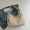 Bolsa de Lona Estilo Ins Coreano Bolsa de Ombro Feminina 2025 Outono Grande Capacidade Viagem Leve Casual Trabalho Roupa Sacola Tote