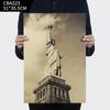 Póster Retro Pintura Decorativa Hogar Dormitorio Tienda Mural Adhesivo Estrella Estrella Foto Póster Adhesivo Papel Kraft