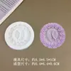 Molde de silicone líquido de folhas de guirlanda bolo DIY chocolate porta-retrato moldura de foto flip açúcar confeitaria molde de bolo ovo