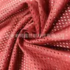 Punto Nº 7 tela con agujeros 75D baja elasticidad tela con agujeros tela de malla forro tela de poliéster pantalones de playa ropa de baloncesto tela de punto de urdimbre