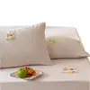 Fundas de almohada 100S de algodón cepillado completo, juego de dos, 48cmx74cm, fundas de almohada de algodón puro para adultos, funda para una almohada individual