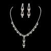 Juego de Joyería Transfronterizo Cadena de Garra de Diamante Completo Moda Simple Accesorios de Alta Gama Aretes Aretes Collar Accesorios para Mujer Venta al por Mayor