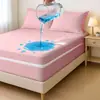 Ventas directas transfronterizas de fabricantes Cubierta de colchón impermeable a prueba de orina de cobertura total de seis lados de TPU con cremallera Ropa de cama para dormitorio