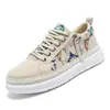 Zapatos Blancos para Hombre Zapatos Deportivos de Pana Nuevos Moda Versátil para Exteriores y Viajes Diarios Zapatos Casuales Cuatro Estaciones Zapatos de Moda para Hombre