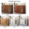 Aparador de Madera Maciza Sala de Estar Gabinete para Vino Gabinete de Té Multifuncional Cocina Gabinete de Té Doméstico Gabinete de Comida Armario Armario
