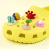 Zapatos Casuales de Vacaciones con Agujeros Estéreo 3D Hebilla de Zapato de Flor Chanclas de Jardín Accesorios para Zapatos Hebilla de Cordón Hebilla Decorativa Desmontable