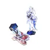 Suportes acrílicos personalizados para anime, suportes personalizados em formato humano com inserção dupla, figuras de anime personalizadas DIY