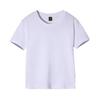 Playera Infantil de Color Puro con Logotipo Impreso Personalizado Uniforme de Clase para Estudiantes de Jardín de Niños y Primaria Cuello Redondo Manga Corta Camiseta Publicitaria Personalización de Ropa para Niños