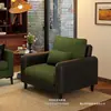 Sofá individual retro, sofá pequeño para apartamentos pequeños, sofá de sala de estar, sofá de oficina moderno, sofá cómodo y relajante