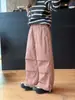 Pantalones Cargo para Niñas Otoño 2026 Estilo Nuevo Sueltos Largos para Niños Mayores, Modernos Pantalones de Pierna Ancha para Niñas