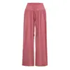 Culottes grises claros para mujer 2026 nuevo estilo de verano fino con cintura de encaje, pantalones de pierna ancha para mujeres menudas, estilo holgado y casual