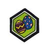 Mini Hexágono Bordado Completo Velcro Outdoor Fogueira Floresta Emblema Adesivo de Tecido Bordado Adesivo para Mochila EDC Patch
