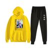 Jujutsu Kaisen Spell Battle Novo Casual Trendy Cartoon Texto Impressão Moletom Masculino e Feminino
