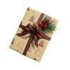 Papel de embrulho de Natal dourando papel kraft jardim de infância presente de shopping center presente ins vento artesanal decoração DIY atacado