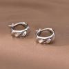 Pendientes de plata de ley Nalan de 999 pies con diseño de personalidad y temperamento, de estilo europeo y americano, M05053