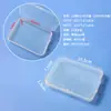 Caixa Plástica Plana Longa de Alta Qualidade Transfronteiriça de 18mm Caixa de Armazenamento Portátil para Joias e Nail Art Caixa de Armazenamento para Papelaria e Criatividade Cultural