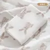 Venta al por mayor de fábrica Manta Envolvente de Tela Crepé de Doble Capa Clase A para Bebé, Toalla de Baño Suave para Bebé de Algodón Puro, Manta Envolvente Transfronteriza