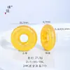 Tienda de Oro Puzuo Mismo Estilo Oro Brillante 24K Accesorios DIY Terciopelo CNC Moneda Hebilla de Seguridad Cadena de Collar para Suéter para Mujeres