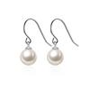 S925 Prata Simples Moda Brincos de Pérolas Sintéticas Estilo Coreano Elegante Design Feminino Brincos G2998