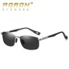 Nuevas Gafas de Sol Polarizadas para Hombre con Montura Pequeña de Metal, Gafas de Sol para Conducir con Visión Nocturna, Gafas de Sol para Conductor que Cambian de Color al por Mayor A743