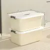 Caja de Almacenamiento Engrosada para Ropa, Juguetes, Snacks de Casa y Coche, Caja de Almacenamiento de Respaldo, Caja de Almacenamiento tipo Canasta de Plástico
