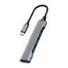 Hub de Expansión Tipo-C Hub Cuatro en Uno Divisor para Laptop Estación de Acoplamiento USB Interfaz Multifunción