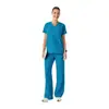 Nueva bata quirúrgica hecha a medida de Amazon, tela gruesa TR, color sólido, para hospitales de cirugía plástica, uniformes de médico y enfermera, disponible para entrega en lotes pequeños