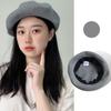 Circunferencia de Cabeza Grande Sombrero Nuevo Estilo Coreano de Verano para Mujeres Venta al por Mayor Sombrero de Pintor Tejido Fino con Banda Elástica Boina de Primavera y Verano