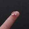 Brilhante Super 0.8X8Mm Diâmetro Interno Formato de Coração Quadrado Estrela de Cinco Pontas Zircônia Aço Inoxidável Clipe de Orelha Unha do Osso da Orelha Comércio Exterior Piercing