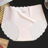 Ropa interior de una pieza Antibacteriana Dulce 10A Hueso de Melocotón Ondulado Seda de Hielo Alta Elasticidad Cubre Cadera Sin Costuras Cintura Media