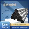 Dutos de Exaustão para Remoção de Poeira, Tubos de Exaustão de Fumaça de Incêndio, Dutos de Ar de Aço Inoxidável, Dutos Espirais Galvanizados, Ventilação