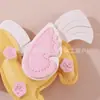 Llavero de Coche Colgante de Poni de Cuero Estéreo Relleno de Algodón de Dibujos Animados Colgante Creativo de Unicornio de Cuero de PU para Mochila