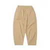 Ropa de trabajo estilo japonés TRS 26SS Cuadros Oscuros Etiqueta Morada 5364 Ligera Ligeramente Cónica Ropa de Trabajo Casual Pantalones Cortos Cropped para Hombres y Mujeres