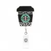 Clip de Insignia Acrílico Giratorio Retráctil, Portainsignias de Taza de Café de Extracción Fácil, Parche de Identificación, 36 Pinzas de Cocodrilo para Frascos de Medicina