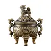 Quemador de Incienso Kirin Popular al por Mayor Pequeño Quemador de Incienso Xiangyun Adornos para el Hogar Pequeño Quemador de Incienso Creativo para Interiores Quemador de Aromaterapia de Madera de Agar