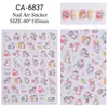 Coleção de Adesivos para Nail Art em Relevo Borboleta Desenho Animado Kulomi Fita de Laço Diário Câmera Adesivos Porta-caneta diy