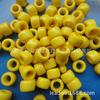 Cuentas de tubo con orificios grandes de 8,5 x 6 mm, hechas a mano, de colores sólidos, con orificios grandes, para galvanoplastia, sueltas, accesorios mágicos.