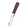 Hecho a Medida por el Fabricante, Cuchillo de Injerto de Jardinería Hecho a Mano, Cuchillo de Injerto de Frutas de Madera de Peral, Cuchillo de Electricista Multifuncional, Cuchillo Pequeño para Injerto de Yemas, Hoja Afilada de Acero Inoxidable