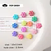 Cuentas Sonrientes con Forma de Flor DIY Pulsera Linda Cuentas Sueltas Collar de Cuentas Hecho a Mano DIY Cadena para Teléfono Móvil Materiales de Joyería Accesorios